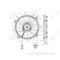 Ventilador de refrigeração para PEUGEOT 807 EXPERT FEAT ULYSSE